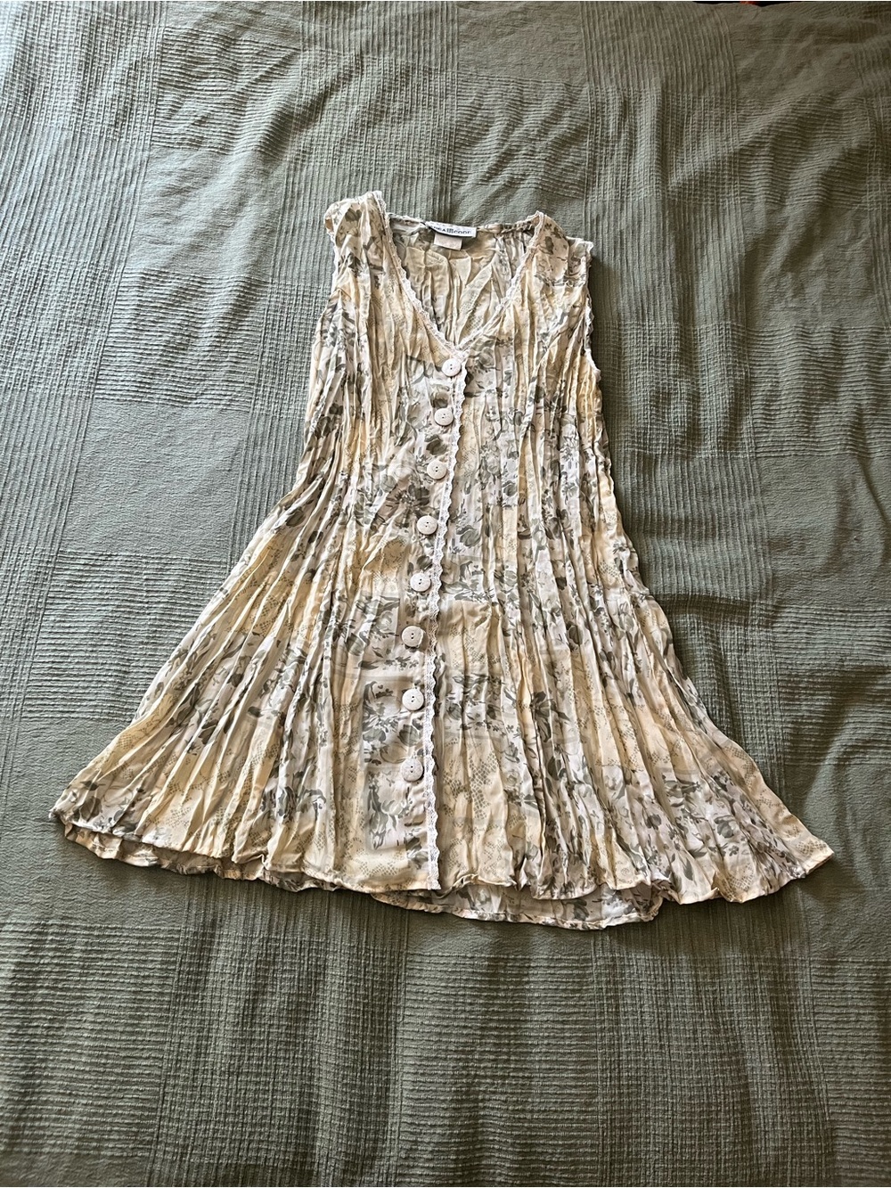 Sheer Vintage Mini Dress